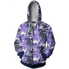 Load image into Gallery viewer, Melbourne Storm NRL Zip Hoodie Jacket
