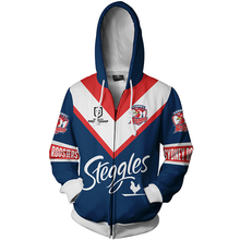 Load image into Gallery viewer, Sydney Roosters NRL Zip Hoodie Jacket