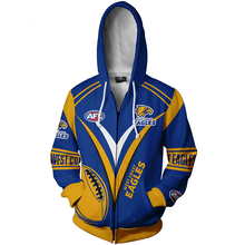 Load image into Gallery viewer, West Coast Eagles AFL Zip Hoodie Jacket