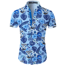 Load image into Gallery viewer, Canterbury-Bankstown Bulldogs NRL Hawaiian Shirt
