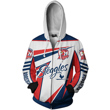 Load image into Gallery viewer, Sydney Roosters NRL Zip Hoodie Jacket