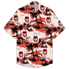 Load image into Gallery viewer, St. George Illawarra Dragons NRL National Rugby League Balenciaga Norm Fit Hawaiian Shirt