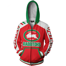 Load image into Gallery viewer, South Sydney Rabbitohs NRL Zip Hoodie Jacket