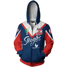 Load image into Gallery viewer, Sydney Roosters NRL Zip Hoodie Jacket