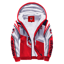 Load image into Gallery viewer, St. George Illawarra Dragons NRL National Rugby League Zip Hoodie Fleece Jacket