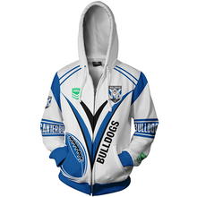 Load image into Gallery viewer, Canterbury-Bankstown Bulldogss NRL Zip Hoodie Jacket