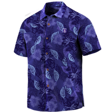 Load image into Gallery viewer, Fremantle Football Club AFL Australian Football League Tommy Bahama Big &amp; Tall Fuego Floral Button-Up Shirt – Hawaiian Shirt Sport