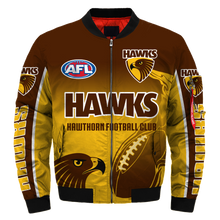 Load image into Gallery viewer, Hawthorn Football Club AFL Zip Hoodie Jacket