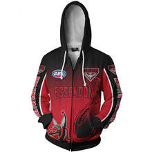 Load image into Gallery viewer, Essendon Football Club AFL Zip Hoodie Jacket