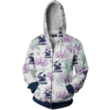 Load image into Gallery viewer, Melbourne Storm NRL Zip Hoodie Jacket