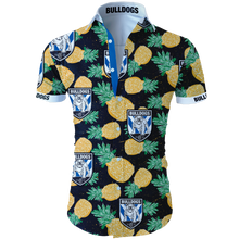Load image into Gallery viewer, Canterbury-Bankstown Bulldogs NRL Hawaiian Shirt