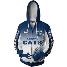 Load image into Gallery viewer, Geelong Football Club AFL Zip Hoodie Jacket