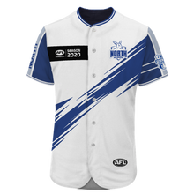 Load image into Gallery viewer, North Melbourne Football Club AFL Australian Football League Baseball Jersey Shirt Print Full 3D