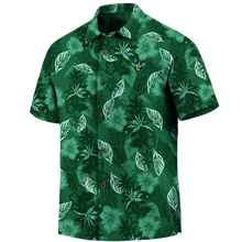 Load image into Gallery viewer, Canberra Raiders NRL National Rugby League Tommy Bahama Big &amp; Tall Fuego Floral Button-Up Shirt – Hawaiian Shirt