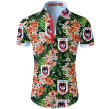 Load image into Gallery viewer, St. George Illawarra Dragons NRL National Rugby League Trendy Sport Hawaiian Shirt