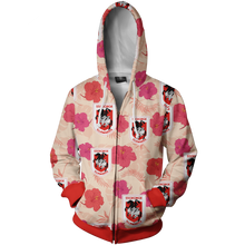 Load image into Gallery viewer, St. George Illawarra Dragons NRL Zip Hoodie Jacket
