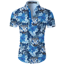 Load image into Gallery viewer, Canterbury-Bankstown Bulldogs NRL Hawaiian Shirt