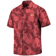 Load image into Gallery viewer, Gold Coast Football Club AFL Australian Football League Tommy Bahama Big &amp; Tall Fuego Floral Button-Up Shirt – Hawaiian Shirt Sport