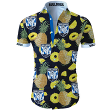 Load image into Gallery viewer, Canterbury-Bankstown Bulldogs NRL Hawaiian Shirt