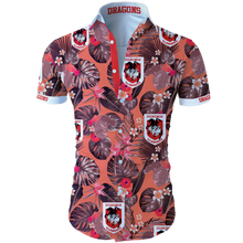 Load image into Gallery viewer, St. George Illawarra Dragons NRL National Rugby League Trendy Sport Hawaiian Shirt