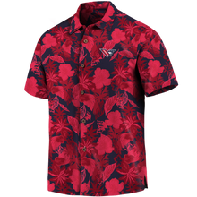Load image into Gallery viewer, Washington Valor AFL Australian Football League Tommy Bahama Big &amp; Tall Fuego Floral Button-Up Shirt – Hawaiian Shirt