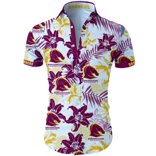 Load image into Gallery viewer, Brisbane Broncos NRL Hawaiian Shirt