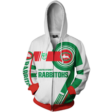 Load image into Gallery viewer, South Sydney Rabbitohs NRL Zip Hoodie Jacket