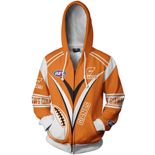 Load image into Gallery viewer, Greater Western Sydney Giants AFL Zip Hoodie Jacket