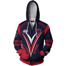 Load image into Gallery viewer, Melbourne Football Club AFL Zip Hoodie Jacket