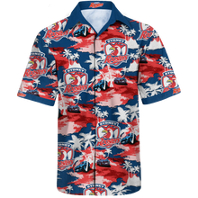 Load image into Gallery viewer, Sydney Roosters Tommy Bahama Team Logo Emfielder Polo Shirt - Hawaiian Shirt