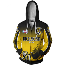 Load image into Gallery viewer, Richmond Football Club AFL Zip Hoodie Jacket