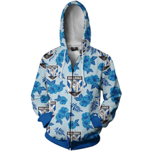 Load image into Gallery viewer, Bulldogs RLFC NRL Zip Hoodie Jacket