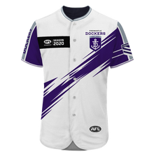 Load image into Gallery viewer, Fremantle Football Club AFL Australian Football League Baseball Jersey Shirt Print Full 3D