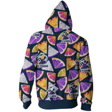 Load image into Gallery viewer, Melbourne Storm NRL Zip Hoodie Jacket
