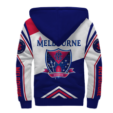 Load image into Gallery viewer, Melbourne Football Club AFL Australian Football League Zip Hoodie Fleece Jacket