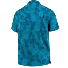 Load image into Gallery viewer, Cronulla-Sutherland Sharks NRL National Rugby League Tommy Bahama Big &amp; Tall Fuego Floral Button-Up Shirt – Hawaiian Shirt