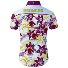 Load image into Gallery viewer, Brisbane Broncos NRL Hawaiian Shirt