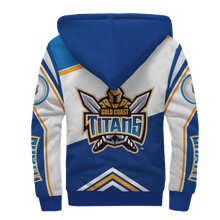 Load image into Gallery viewer, Gold Coast Titans NRL National Rugby League Zip Hoodie Fleece Jacket