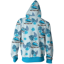 Load image into Gallery viewer, Cronulla Sharks NRL Zip Hoodie Jacket