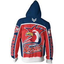 Load image into Gallery viewer, Sydney Roosters NRL Zip Hoodie Jacket
