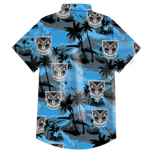 Load image into Gallery viewer, New Zealand Warriors NRL National Rugby League Balenciaga Norm Fit Hawaiian Shirt