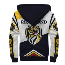 Load image into Gallery viewer, Richmond AFL Australian Football League Zip Hoodie Fleece Jacket
