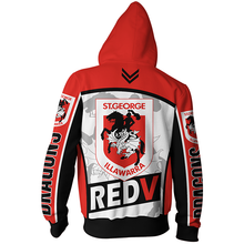 Load image into Gallery viewer, Copy of St. George Illawarra Dragons NRL Zip Hoodie Jacket