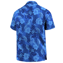 Load image into Gallery viewer, North Melbourne Football Club AFL Australian Football League Tommy Bahama Big &amp; Tall Fuego Floral Button-Up Shirt – Hawaiian Shirt Sport