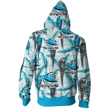 Load image into Gallery viewer, Cronulla Sharks NRL Zip Hoodie Jacket