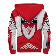 Load image into Gallery viewer, Sydney Swans AFL Australian Football League Zip Hoodie Fleece Jacket