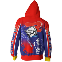 Load image into Gallery viewer, Newcastle Knights NRL Zip Hoodie Jacket