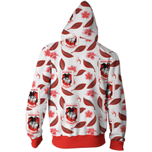 Load image into Gallery viewer, St. George Illawarra Dragons NRL Zip Hoodie Jacket
