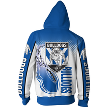 Load image into Gallery viewer, Canterbury-Bankstown Bulldogss NRL Zip Hoodie Jacket