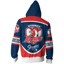 Load image into Gallery viewer, Sydney Roosters NRL Zip Hoodie Jacket